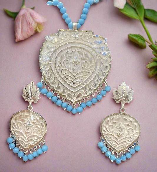 Nama necklace set pure silver92.5%