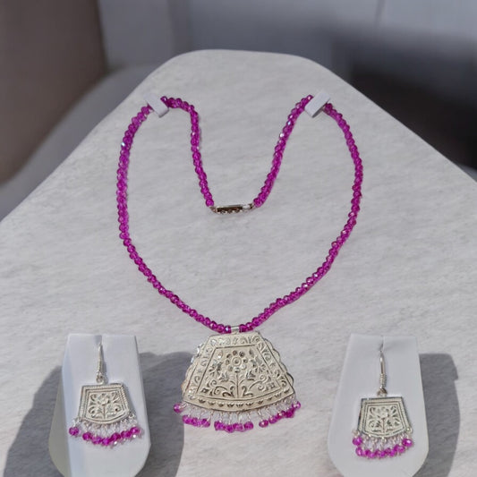 Square Nama necklace set