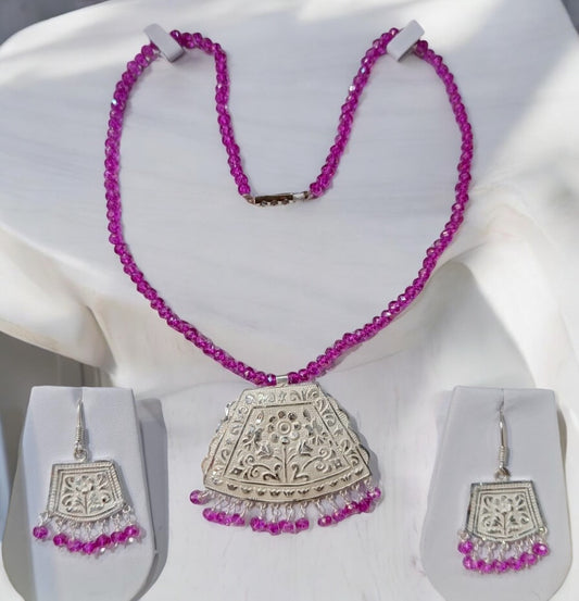 Square Nama necklace set