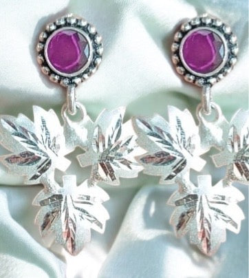 Leaf earrings