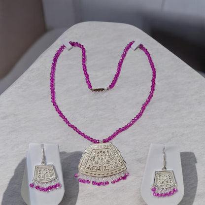 Square Nama necklace set