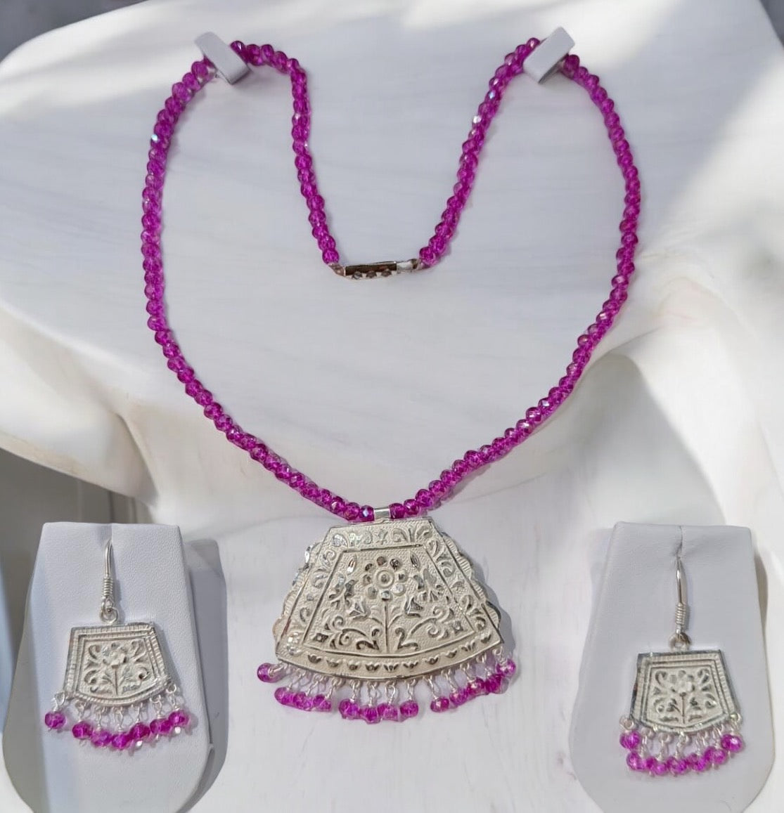 Square Nama necklace set