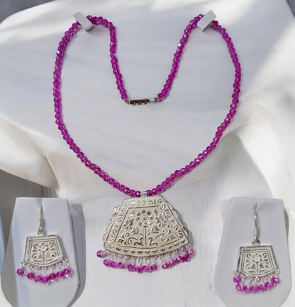 Square Nama necklace set