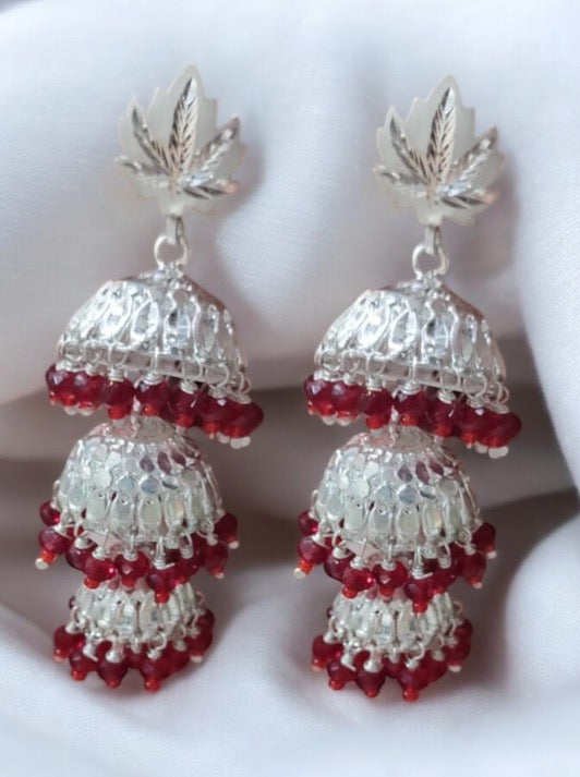 Triple layer jhumka