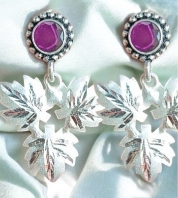 Leaf earrings