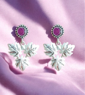Leaf earrings